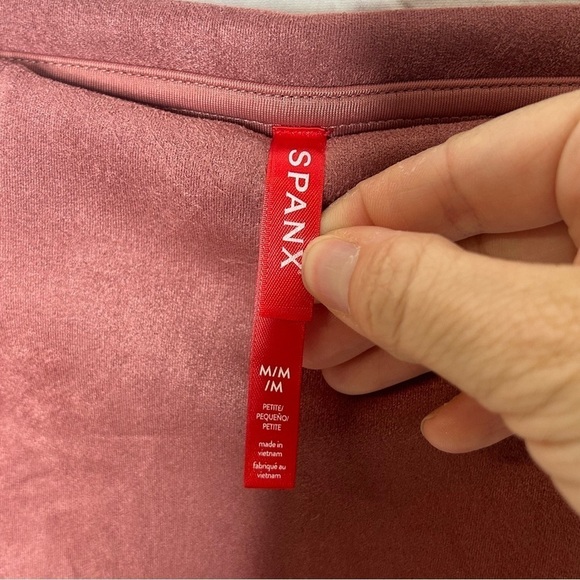 SPANX High Waist Faux Suede Leggings NWT - Picture 8 of 14